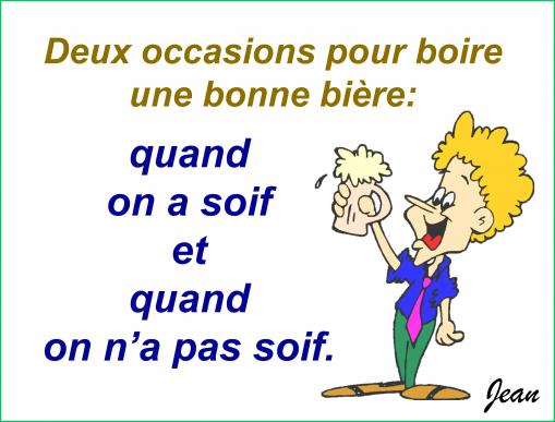 Soif ou pas soif...