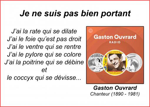 Toujours malade...