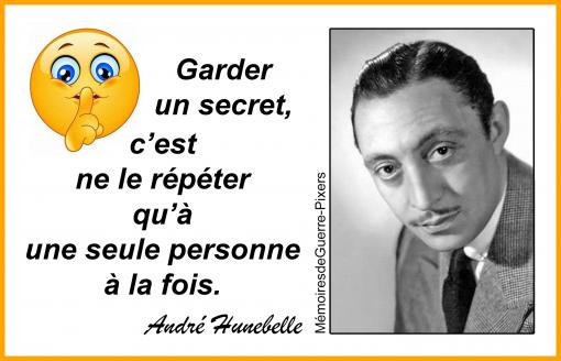 Un secret...