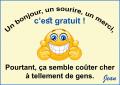 Un sourire...