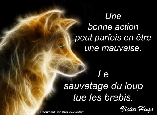 Une bonne action...