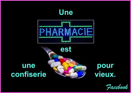 Une pharmacie...