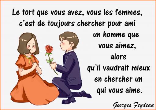 Vous les femmes...